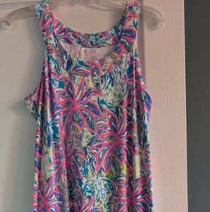 Vibrant Floral Sleeveless Dress
